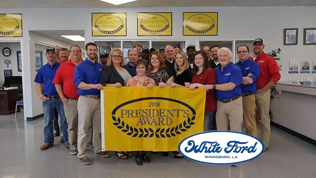 president award to White Ford Lincoln, L.L.C.